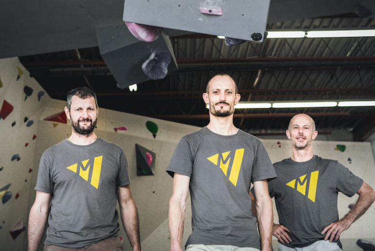 Un trio français derrière Le Mouv’ espace bloc, salle d’escalade intérieure à Montréal