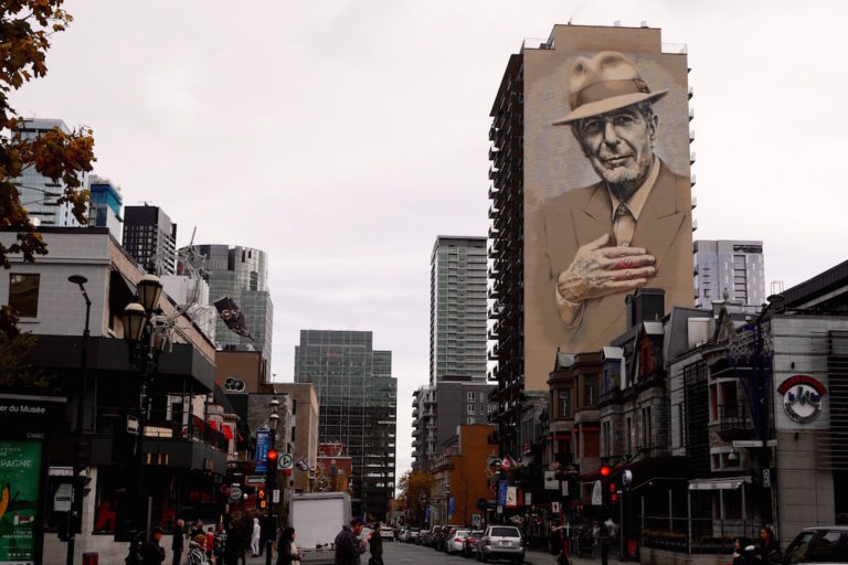 Balade dans le Montréal de Leonard Cohen