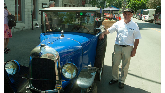 Christian Darrosé et sa fidèle Mamie Blue