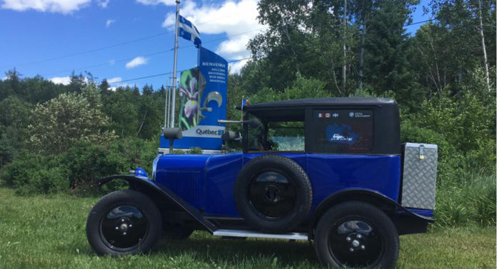 Citroen bleue