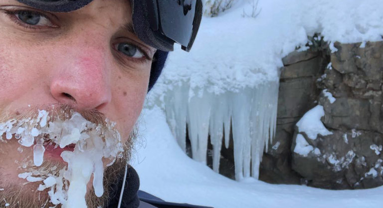 Montréal-Vancouver à pied : Dylan Auguste n’a pas froid aux yeux (quoique)