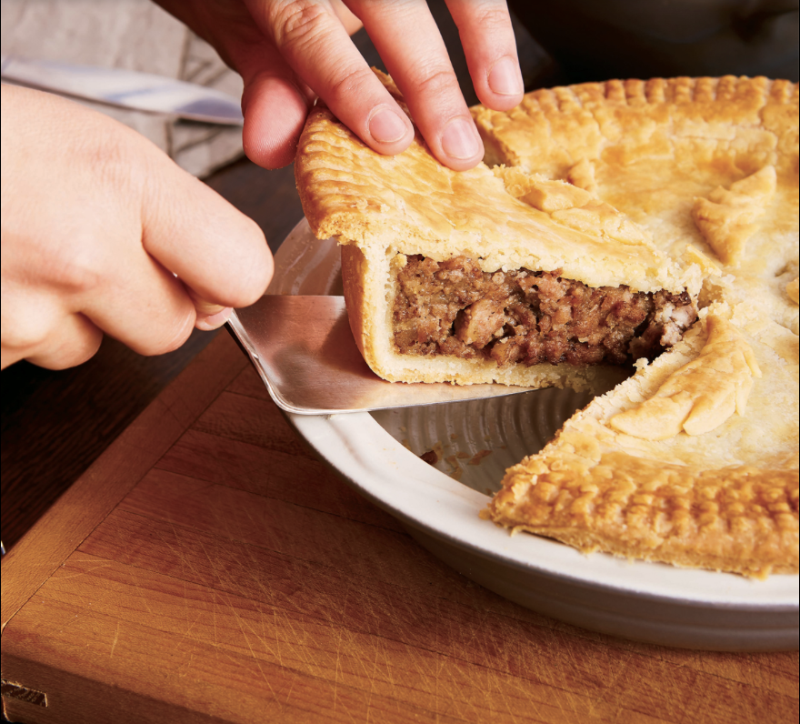 Tourtière (source : Le porc du Québec)