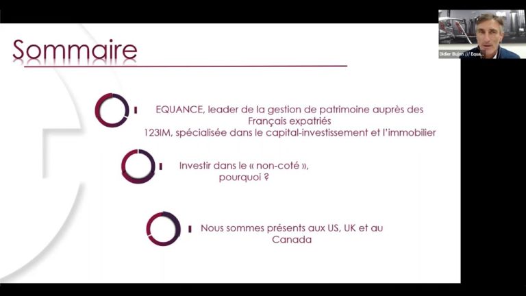 [Webinaire] Opportunités d’investissement avant la fin d’année : parlons du “non-coté”