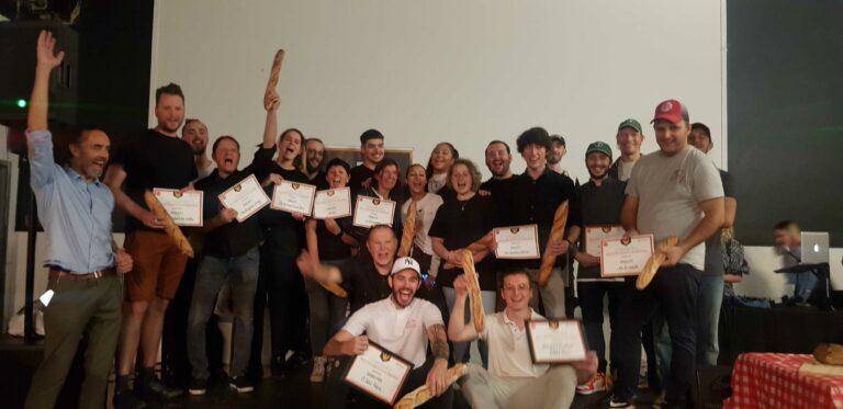 Les équipes finalistes du concours de la meilleure baguette de 2022 (Source: Carla Geib)