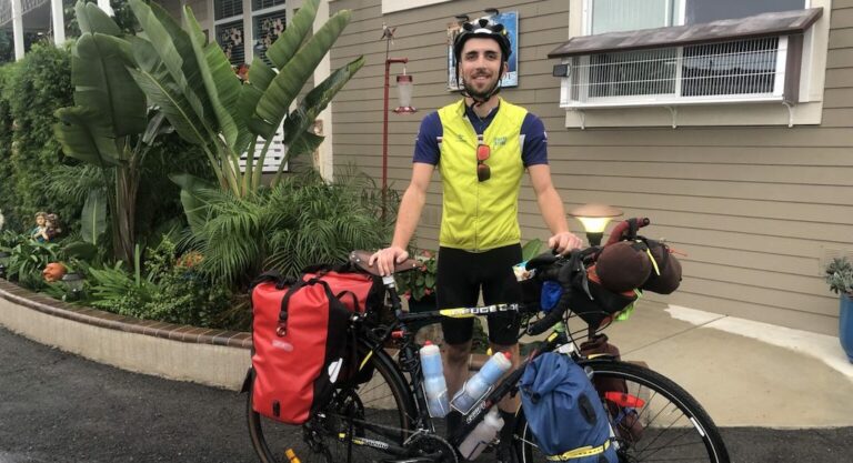 Paul Lefort, le Français aux 8000 km à vélo du Québec à la Californie