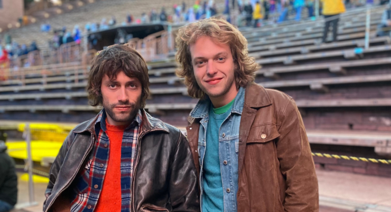 Adrien Roze & Clément Savoye à Red Rocks Amphitheater en octobre 2022.