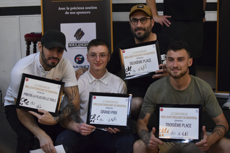Les trois finalistes gagnants des prix du jury, Ô Petit Paris, Les Co'Pains d'Abord et le Toledo (source: Carla Geib)