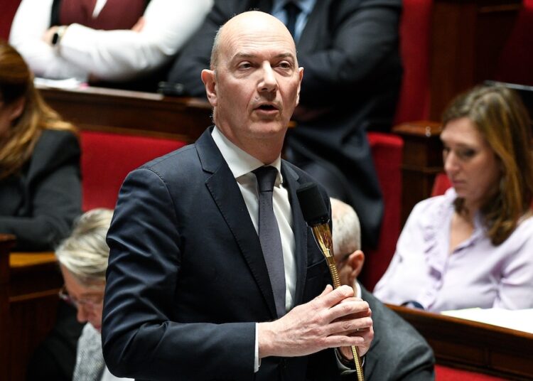 French Minister for the Industry Roland Lescure during a session of questions to the government at The National Assembly in Paris, France on January 24, 2023.