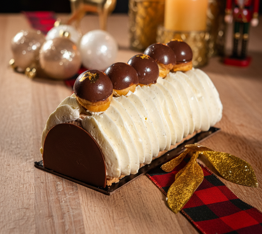 La bûche Paris-Brest d'Ô Petit Paris, 2025