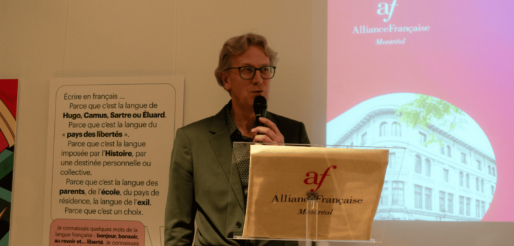 Christophe Brayet, directeur général de l'Alliance française de Montréal (crédit : Alliance française de Montréal)