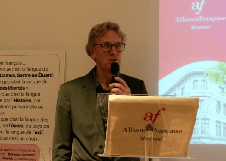 Christophe Brayet, directeur général de l'Alliance française de Montréal (crédit : Alliance française de Montréal)