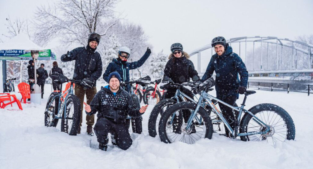 Sortie en Fatbike avec Bruno Vélo (crédit : Nicolas Bourdeau Photographe / horizonprojet.ca)