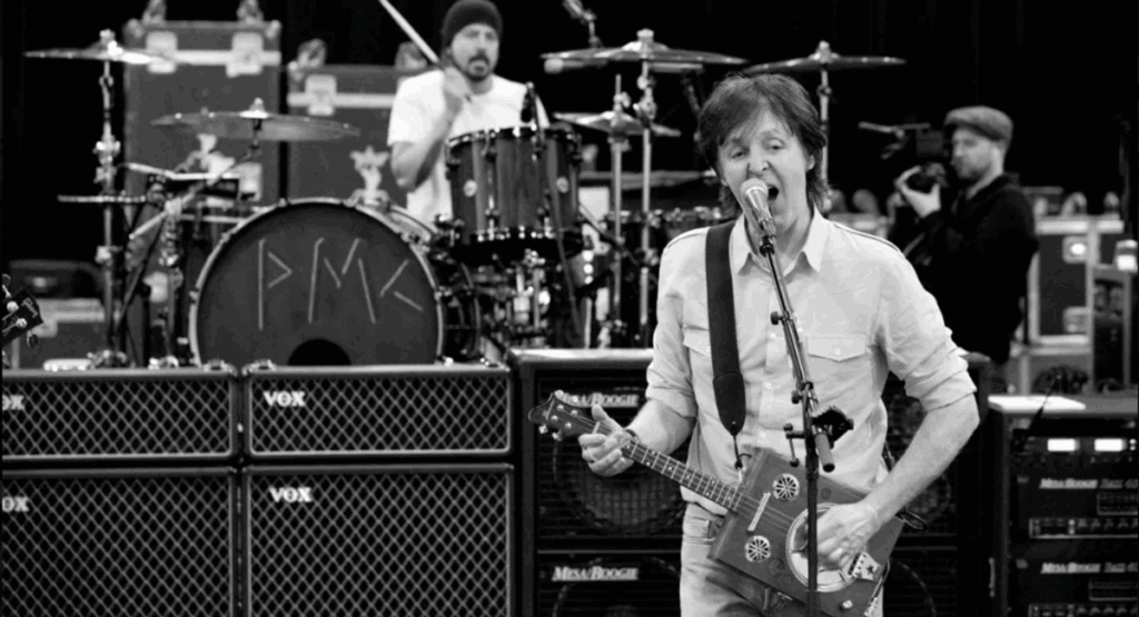 Paul McCartney (source : site officiel de Paul McCartney)