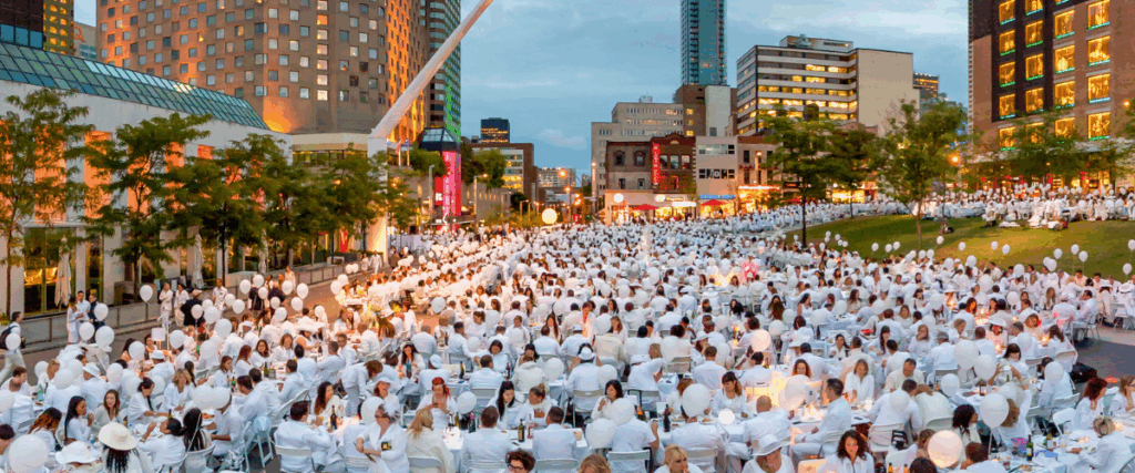 Dîner en Blanc à Montréal