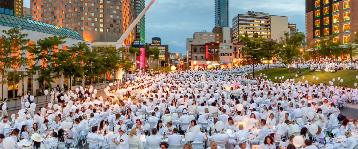 Dîner en Blanc à Montréal