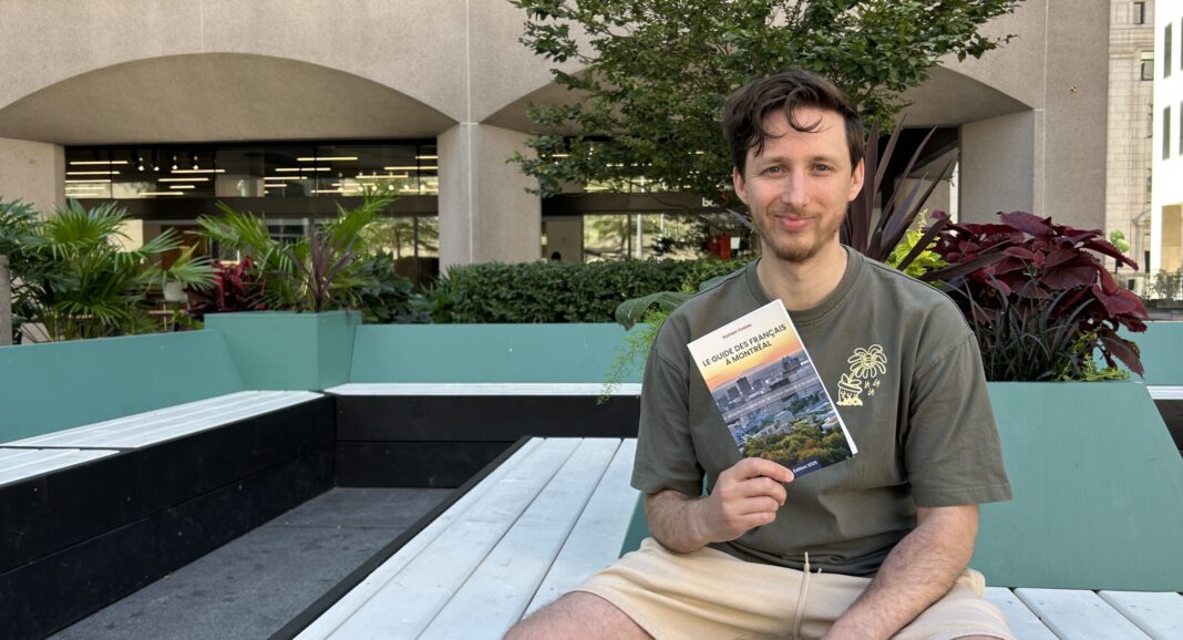 Romain Kostas, auteur du Guide des Français à Montréal (crédit : Carla Geib)