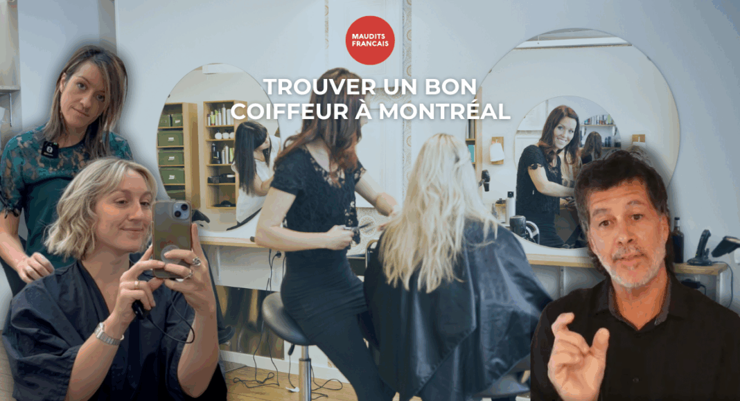 Trouver un bon coiffeur au Québec (montage : Carla Geib)